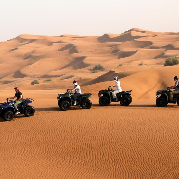 Dubai Half Day Quad Bike Safari, Camel Ride & Refreshment