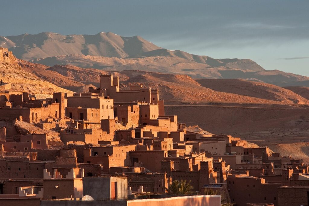 morocco, ait benhaddou, kasbah, africa, village, mountains, fortress, qasba, qasaba, casbah, architecture, nature, landscape ,mrocco travel best things to do in Morocco